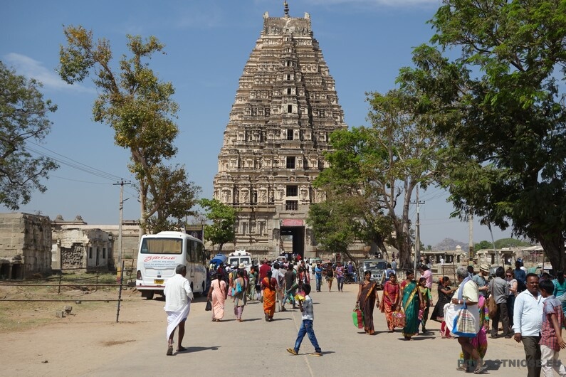 Indie Hampi Virupaksha temple