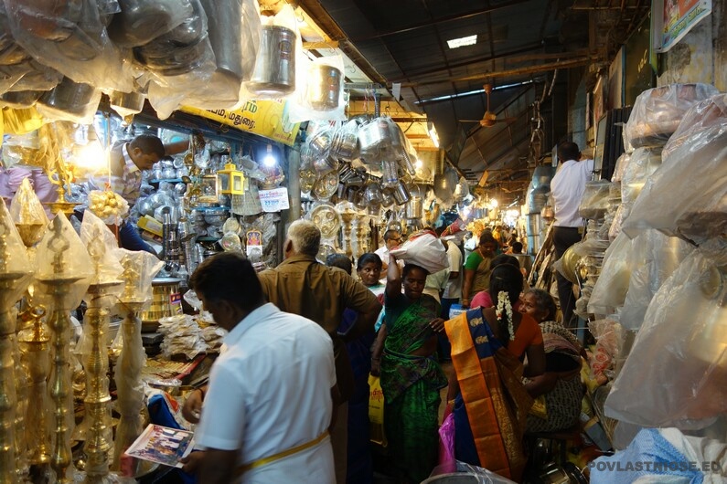 Indie Maduraj Pudha Mandapa bazar