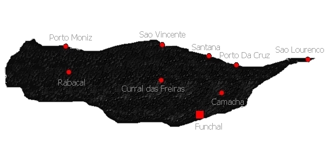 Madeira mapa