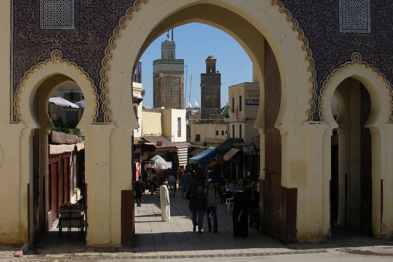 Maroko Fes Bab Boujeloud