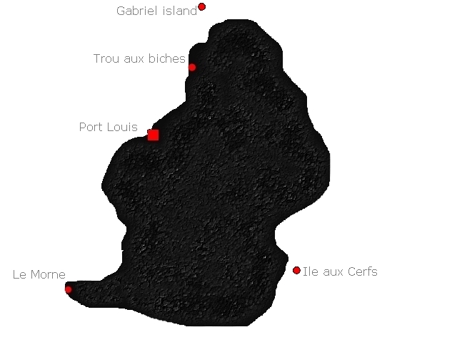mauricius mapa