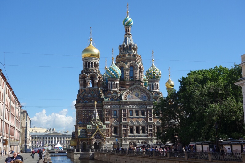 Petrohrad Chrám vzříšení Krista