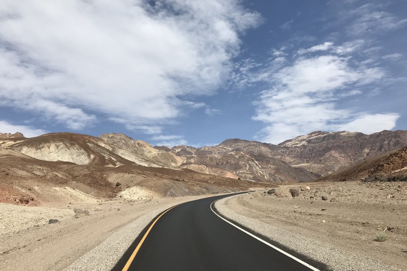 USA Death Valley Artist Drive